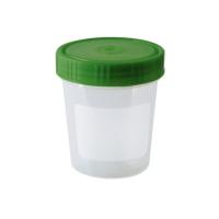 Urinbecher mit Schraubdeckel 125ml HAUSMARKE graduiert bis 100ml -  021877