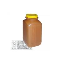 Urinsammelflasche 2l braun mit Deckel graduiert -  026900