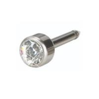 Ohrstecker Nat.Titanium Bezel Kristall 12-1201-01 -  028162