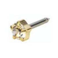 Ohrstecker Gold.Titanium Tiffany Star Kristall 12-1303-01 -  030477