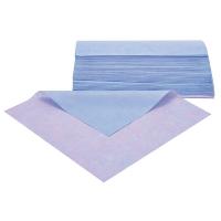 Sterilisiervlies Dampf 90x90cm VE=200 blau aus Polypropylen SSMMS 43gr/m2" -  207718