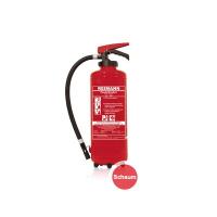 Feuerlöscher Schaum 6kg incl. Wandhalter Aufladelösche (Kartusche a.8Ja.tauschen) -  210032