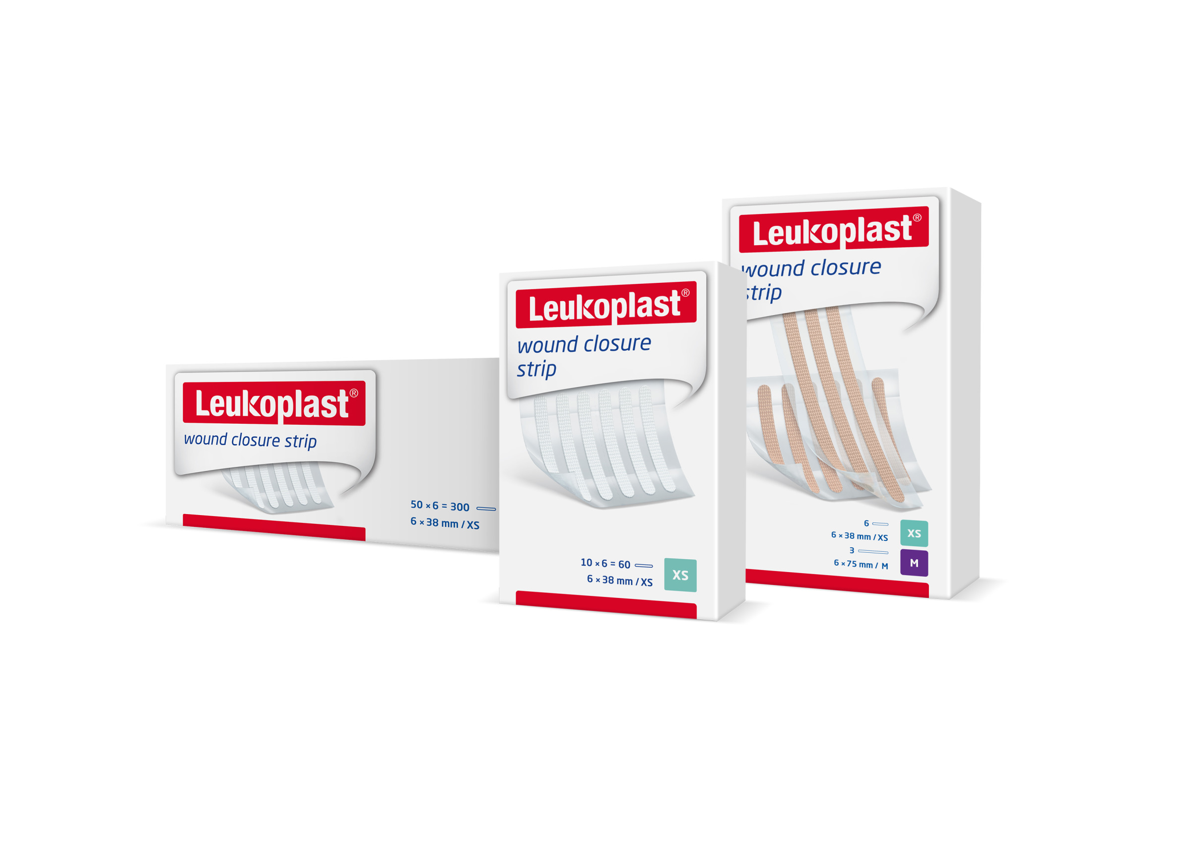 Leukoplast w-Strip (Leukosan) 6x38mm hautfarben VE=50x6Streifen -  902679