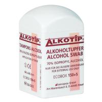 Alkoholtupfer im Spender 44x44mm mit Isopropanol 70% getränkt VE=155 -  214024