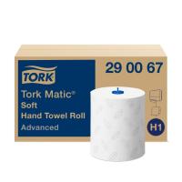 Wischtücher Tork Rolle 23x28cm 2-lagig 55m hochweiss VE=10x200Blatt -  219157