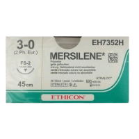 Mersilene 3/0 FS2 45cm EH7352H VE=36 grün geflochten **K** -  031385