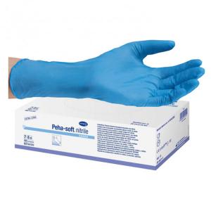 Handschuhe Nitril Peha-soft guard Gr.XL puderfrei blau long (290mm) -  220434