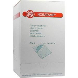 Tamponadebinden Nobatamp 1cmx5m steril VE=15 -  221519