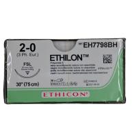 Ethilon 2/0 FSL 75cm EH7798BH VE=36 schwarz  monofil  **K** -  900754