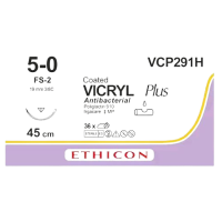 Vicryl Plus 5/0 FS2 45cm VCP291H VE=36 ungefärbt geflochten  **K** -  900456